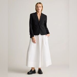 Quince 100% Organic Cotton Poplin A-line Maxi
Skirt